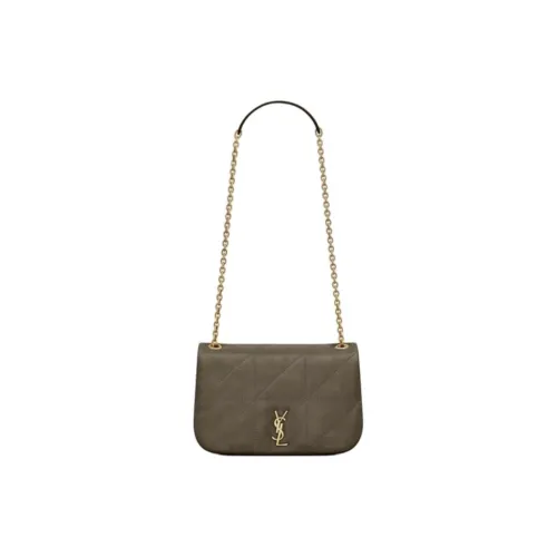 SAINT LAURENT Jamie Sheepskin Crossbody Bag Shoulder Bag Women's Light Musk
