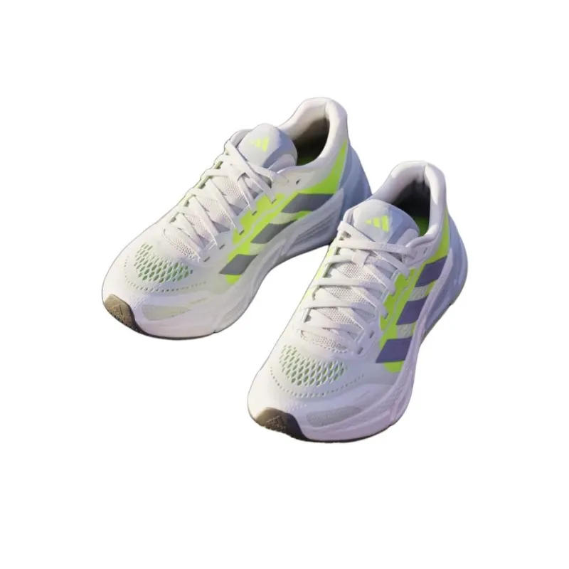 Adidas Questar Anti-Slip And Wear-Resistant Breathable Low-Top Casual Running Shoes Women's White Green-2