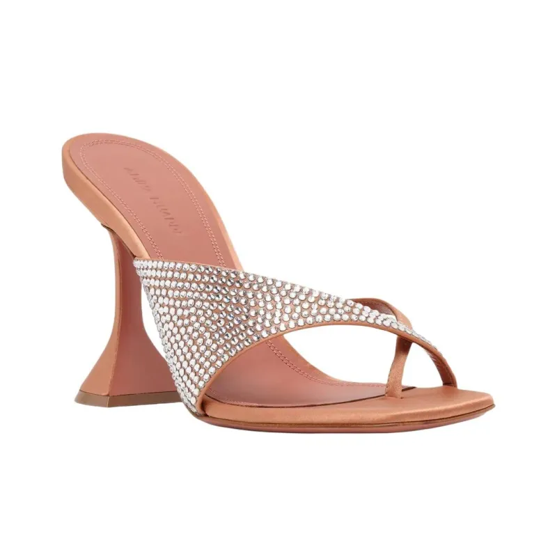 AMINA MUADDI Flip Flops 9.5cm Women's Orange Red-2