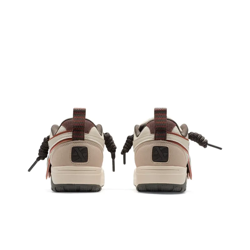 XTEP Sanrio Co-branded Low-Top Skateboard Shoes Women's Hazelnut/Red Clay Orange-2