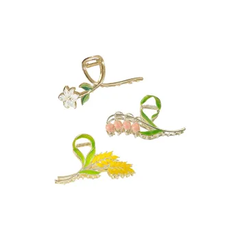 Enchanting Cat Alloy Hair Clips Women's