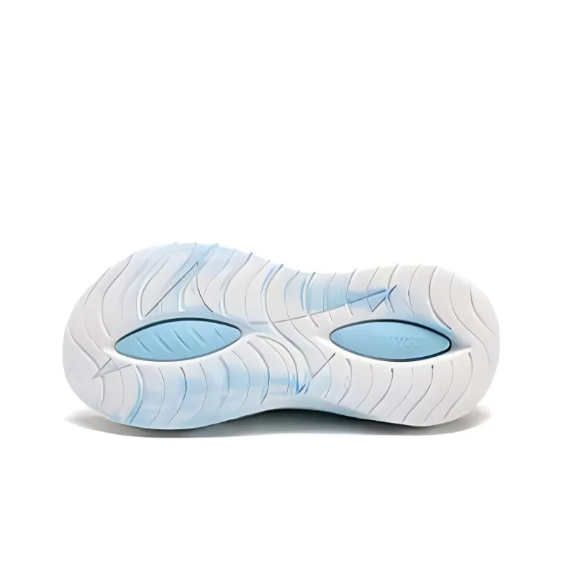 HEALTH Quiet Slip Resistant Slide Slippers Unisex White Blue-3
