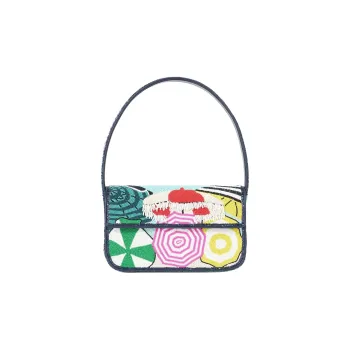 Staud Tommy Bead-embellished Shoulder Bag