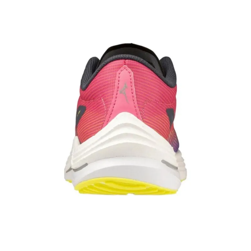 Mizuno Wave Rebellion Flash Anti Slip Wear Resistant Low Top Running Shoes Women's Orange Red-3