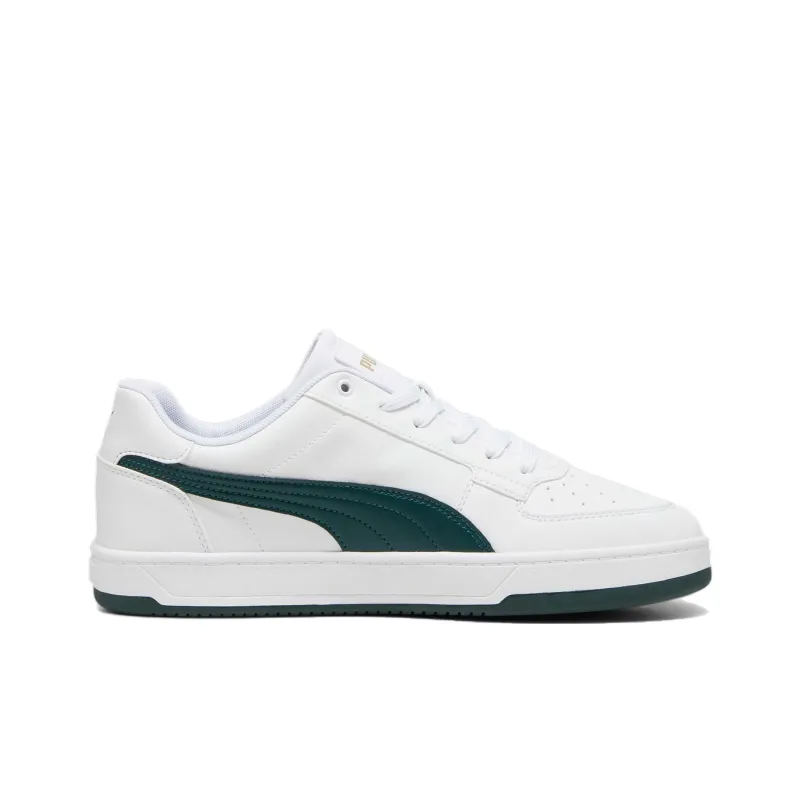 PUMA Caven 2.0 Balance Low Top Skateboard Shoes Unisex White Green-1