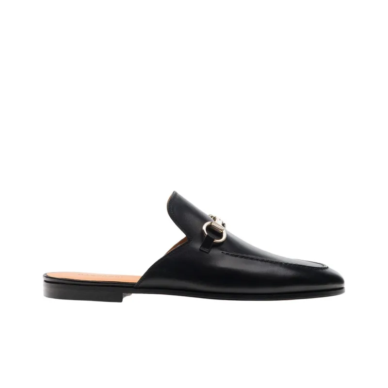 Magnanni Wrap-toe Slippers Men's Black-1