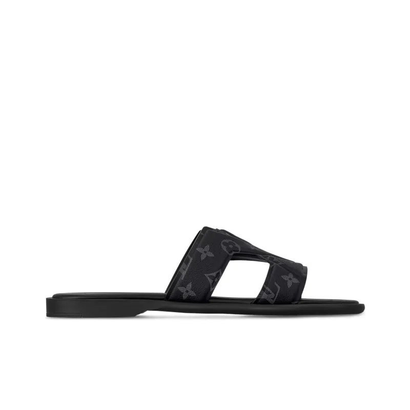 LOUIS VUITTON Oasis Slide Slippers Men's Black-1