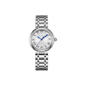 Sea Gull Automatic Mechanical Movement Steel Strap Watch Women's Watch White Dial