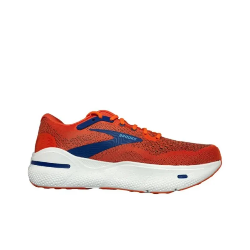 Brooks Ghost Ma Cushioning Wear Resistant Low Top Running Shoes Men's Orange Blue-1