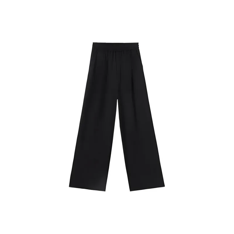 Mt Knitted Sports Pants Women's Black-1