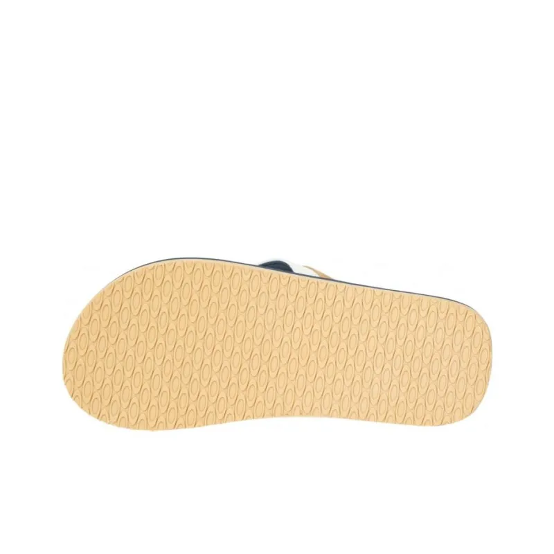 Oakley Slip-Resistant Quick Dry Flip Flops Men's Blue White Brown-5