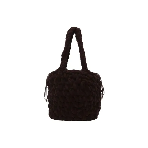 JW Anderson Large Blanket Shopper Chenille Shoulder Bag