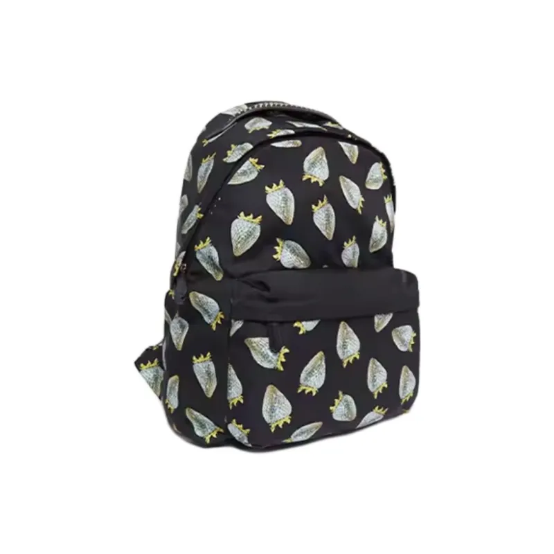 Stella McCartney Fabric Backpack Small Size Unisex Black-1