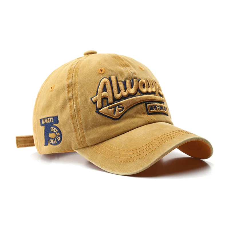 PLAN IN Cotton Baseball Caps Unisex-1