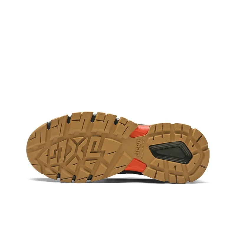 Jeep Cushioning Anti Slip Wear Resistant Breathable Lightweight Rebound Low Top Casual Shoes Unisex Chocolate Brown-4