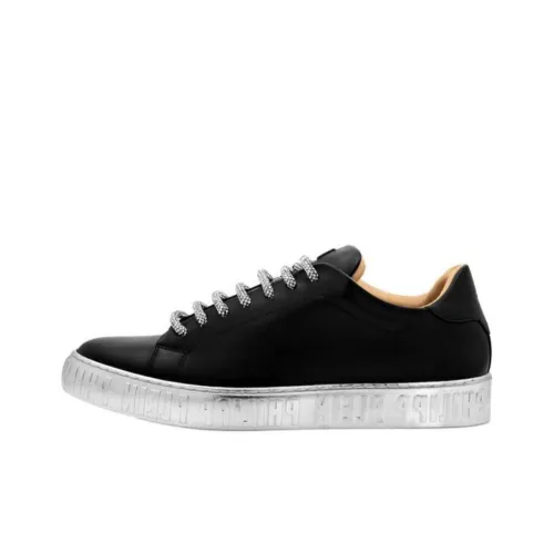 PHILIPP PLEIN Skateboard Shoes Unisex Low-Top Black