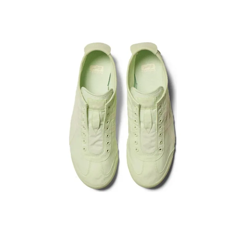 Asics Onitsuka Tiger Mexico 66 Slip On Green Cream Women's-3