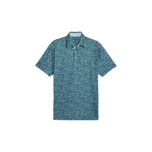 PUMA CLOUDSPUN Polo Shirts Men Zen Blue