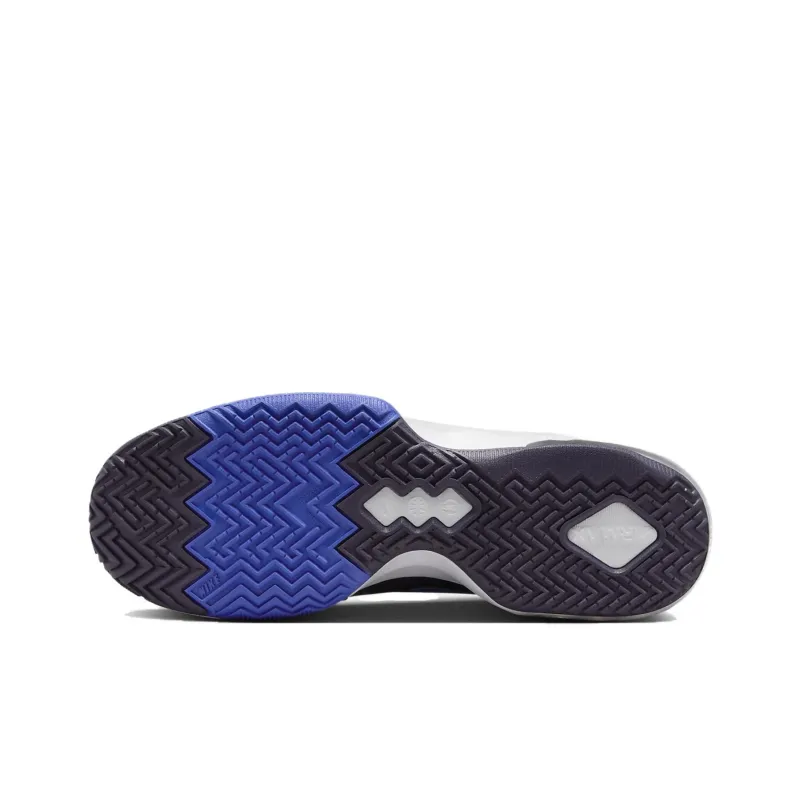 Nike Air Max Impact 4 Cushioning Anti-Slip And Wear-Resistant Low-Top Air Cushion Basketball Shoes Unisex Purple Blue-4
