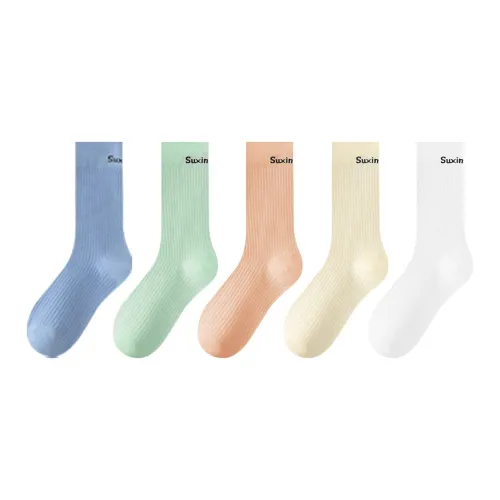 MADALLO Mid Calf Socks Women's 5 Pack