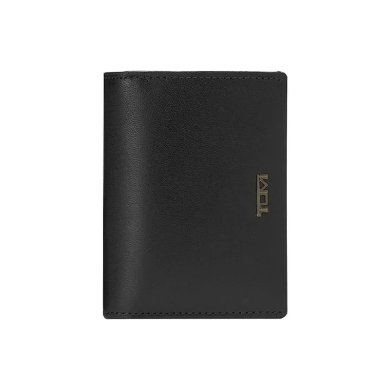 TUMI Cow Leather Wallet Men's Black-0