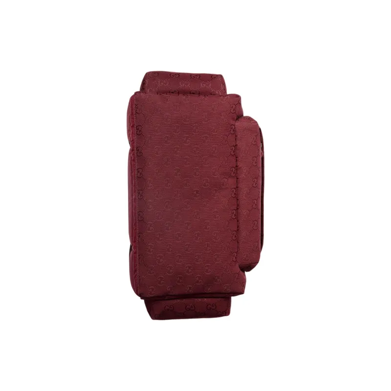 GUCCI Canvas Backpack Large Size Men's Ancora Red-4