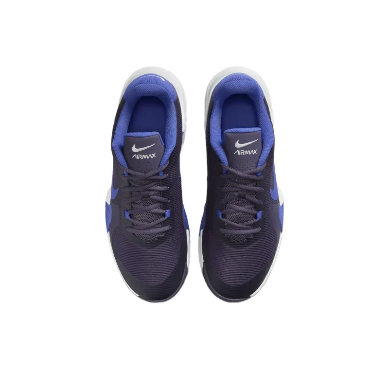 Nike Air Max Impact 4 Cushioning Anti-Slip And Wear-Resistant Low-Top Air Cushion Basketball Shoes Unisex Purple Blue-2