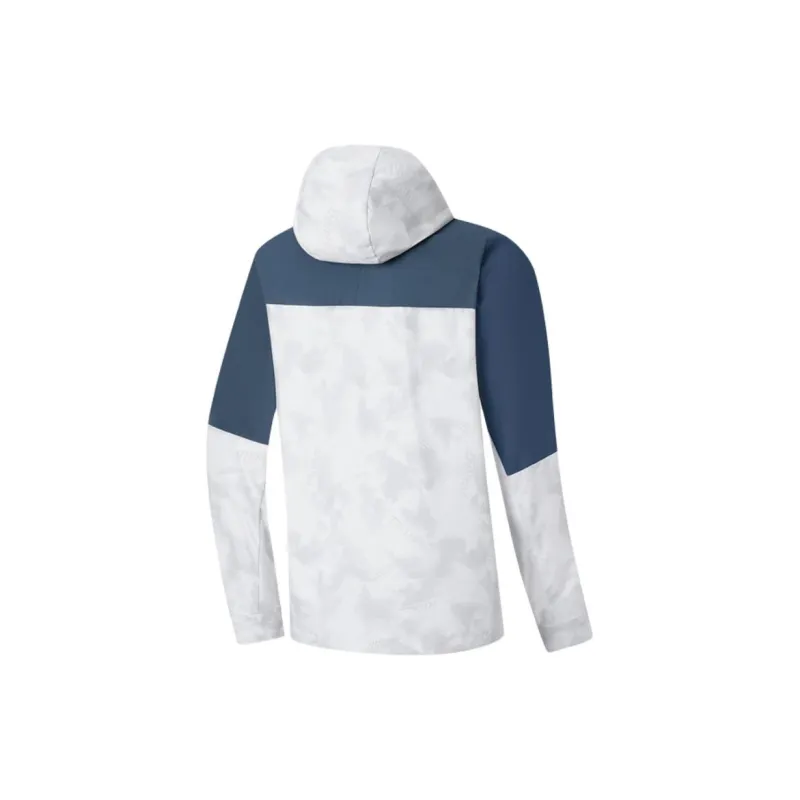 XTEP Variety Training Collection Jackets Coats Men's Pearl White/Misty Blue-1