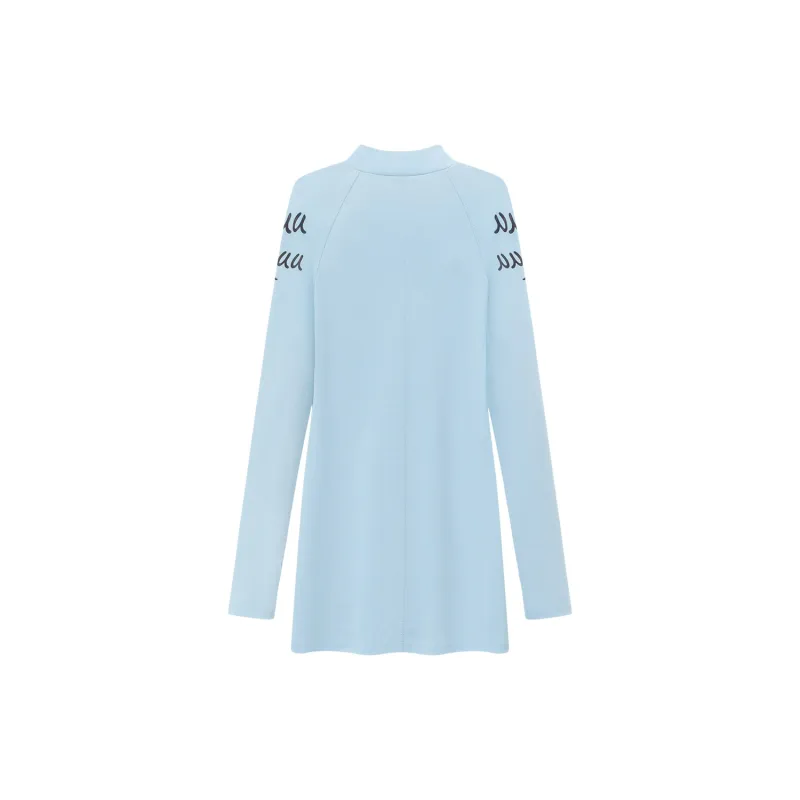 CHUU Long Sleeved Dresses Women's Light Blue-1