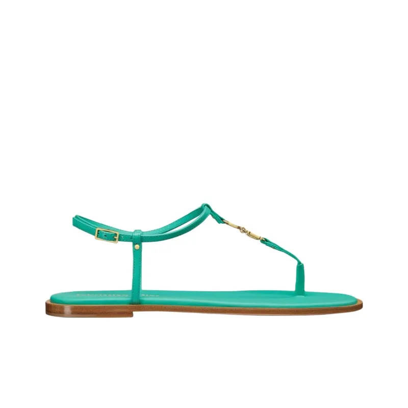 DIOR C'est Dior One Strap Sandals Women's Green-1