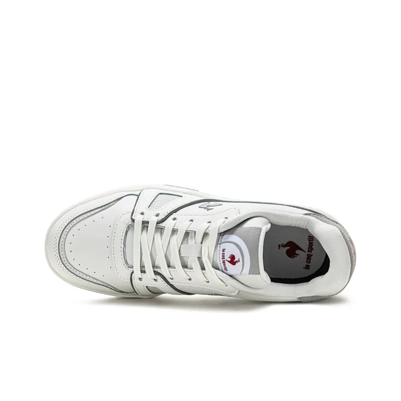 Le Coq Sportif Slip Resistant Low Top Skateboard Shoes Unisex White Gray-3