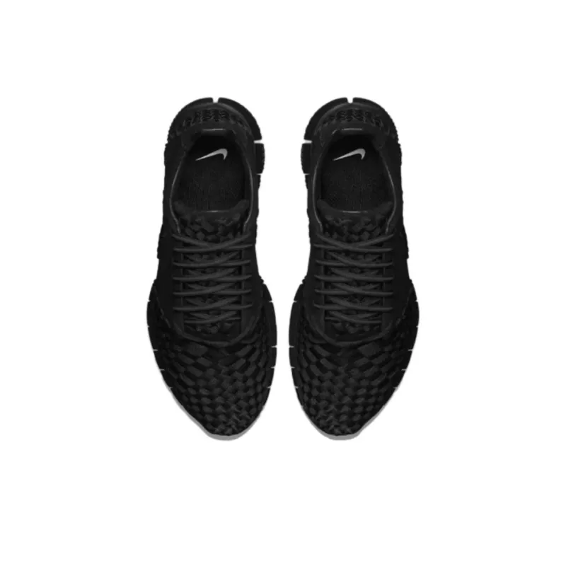 Nike Free Inneva Woven 2 Triple Black Suede-3