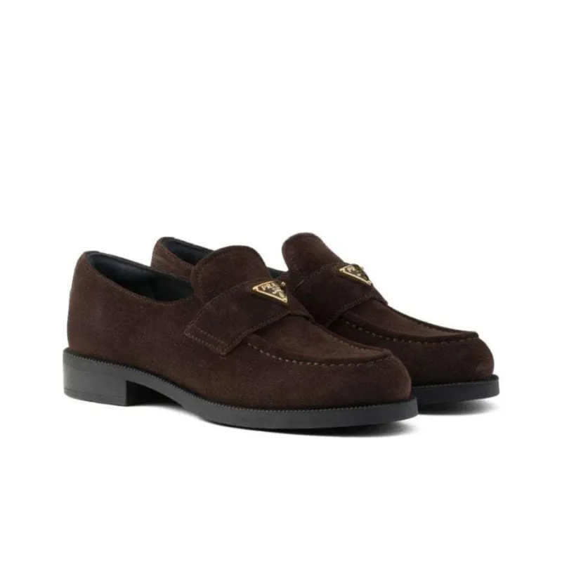 PRADA Loafers Women's Brown-2