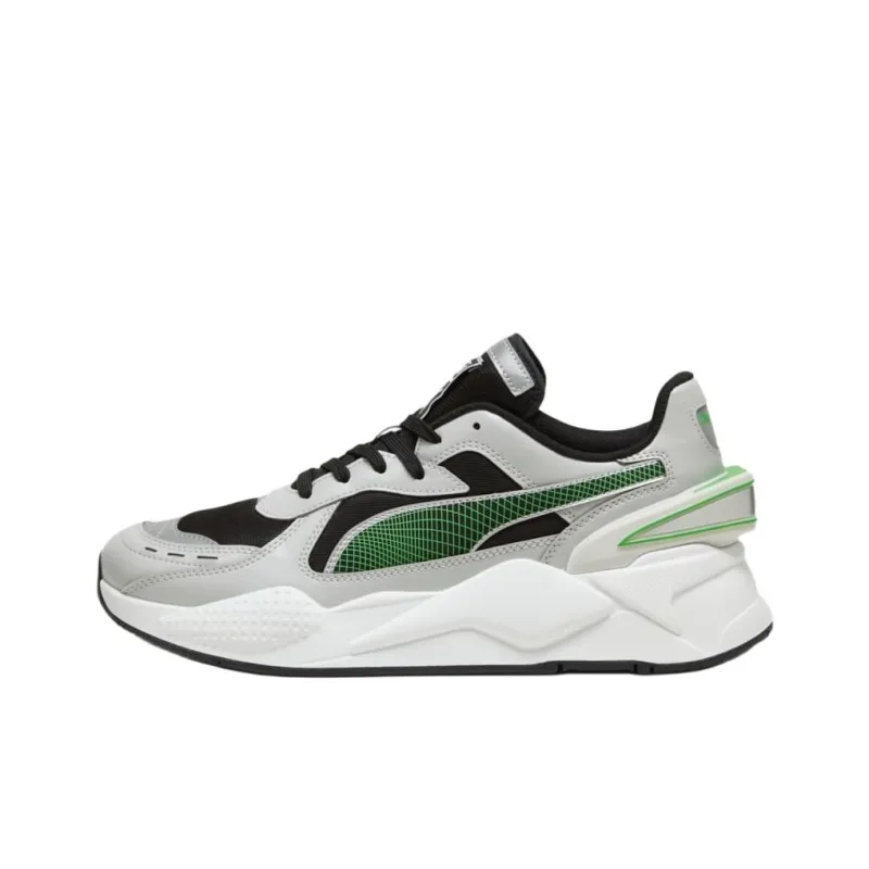 PUMA RS X Cushioning, Wear Resistant Low Top Casual Shoes Unisex Black Gray-0