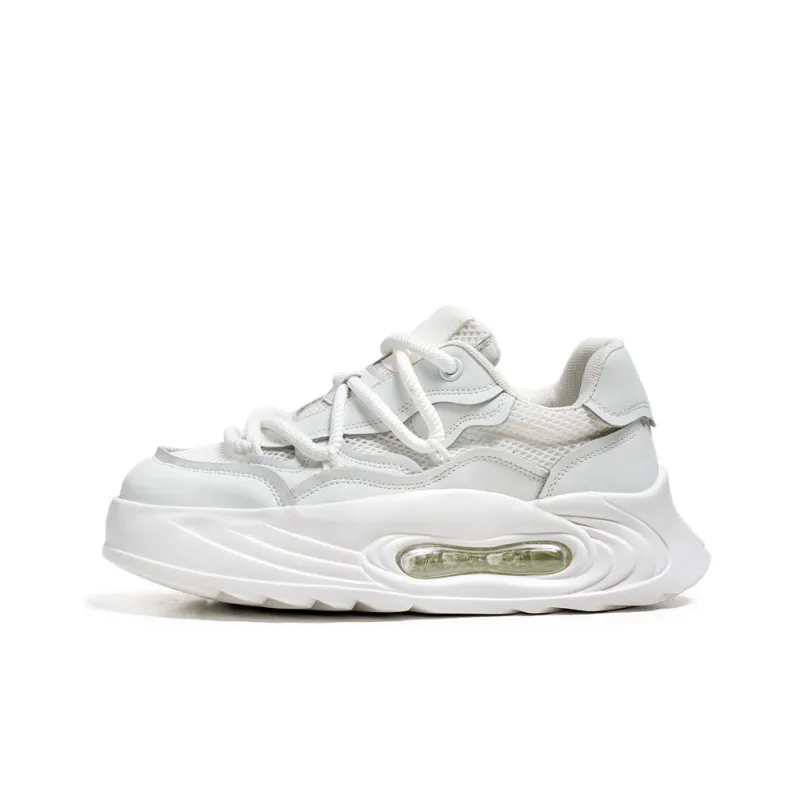 Bull Charm Height Increasing Low Top Chunky Sneakers Men's-4