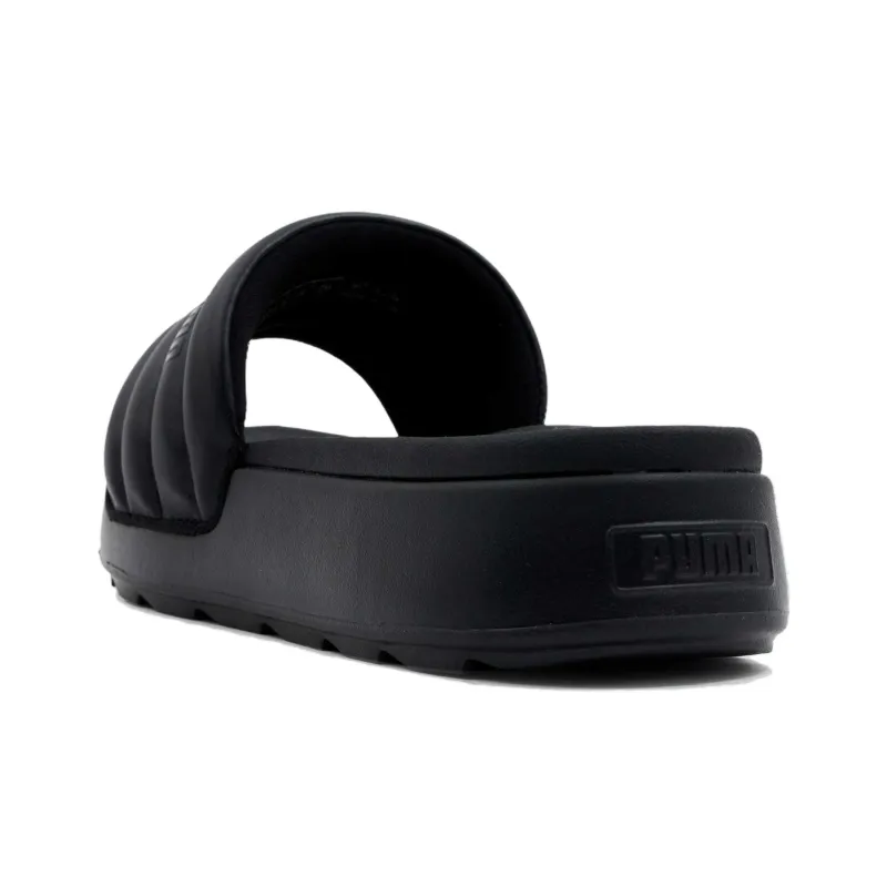 PUMA Karmen Slip Resistant Abrasion Resistant Slide Slippers Women's Black-3