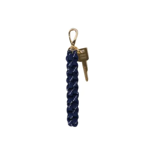 MIU MIU Fabric Keychains Unisex Blue