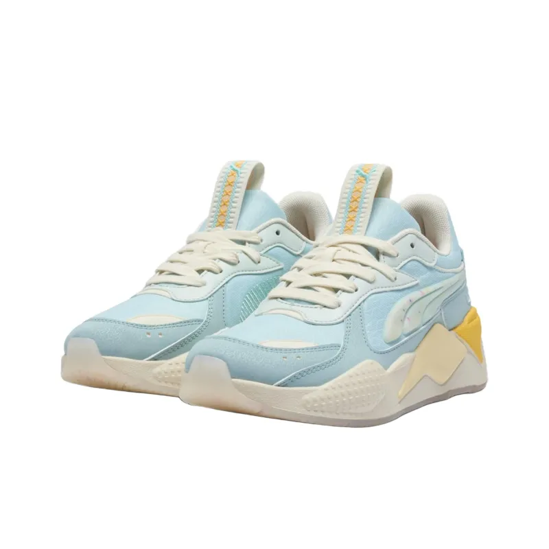 PUMA RS X Anti Slip Wear Resistant Low Top Casual Running Shoes Women's Light Blue-2