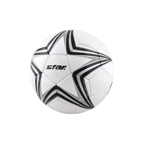 Star Size 3 Size 4 Soccer Synthetic Leather Hand-Stitched Soccer Ball Unisex Black White