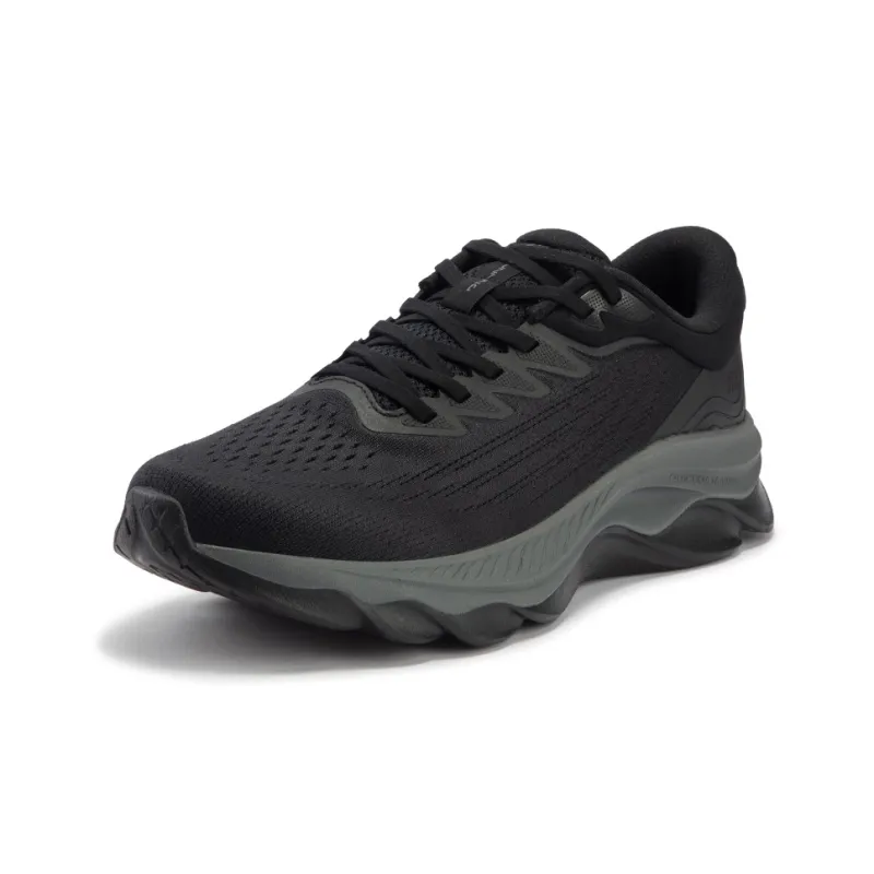 361° Cushioning Breathable Low Top Casual Running Shoes Men's Obsidian Black/Smoke Gray-1