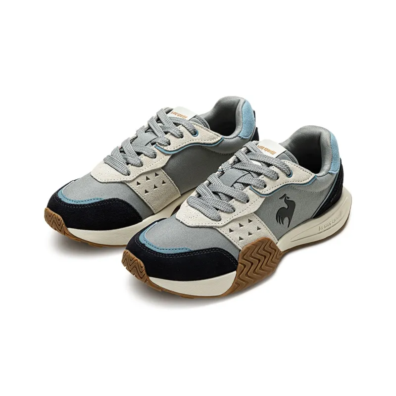 Le Coq Sportif Support Low Top Casual Shoes Unisex Gray Black Beige-1