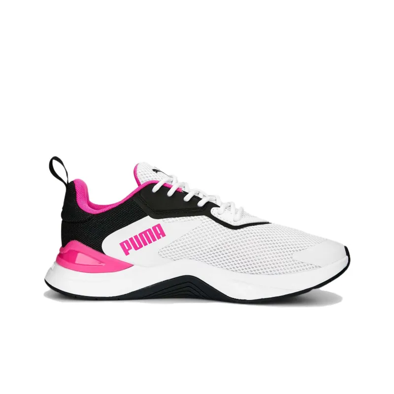 PUMA Infusion Cushioning Wear-Resistant Low-Top Training Shoes Women's White Pink-1