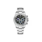Natural Black Dial Steel Band