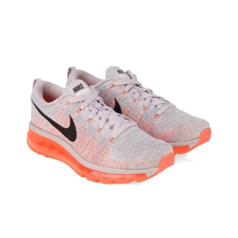 Nike Flyknit Air Max Violet Ash Hyper Orange Women's-2