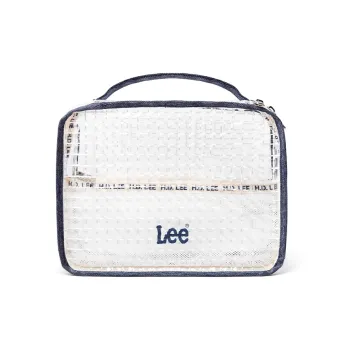Lee PVC Storage Bag Handbag Toiletry Bag Makeup Bag Regular Women's Denim Blue