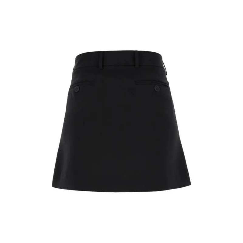 BE PLAIN Casual Short Skirts Women's Black-1