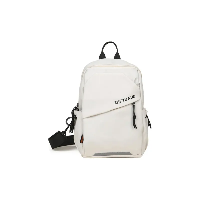 GEERDUN Nylon Sling Bag Regular Unisex Black/White/Blue/Green-1