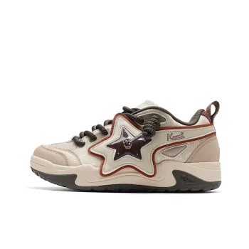 XTEP Sanrio Co branded Low Top Skateboard Shoes Women's Hazelnut/Red Clay Orange