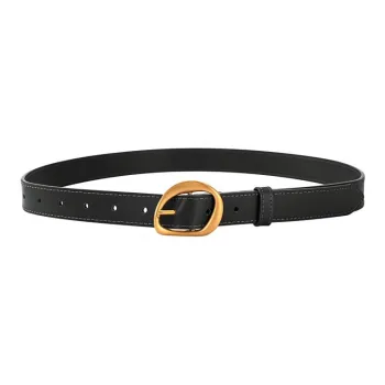 AOKANG Cow Leather Belts Women's Width 2.4cm