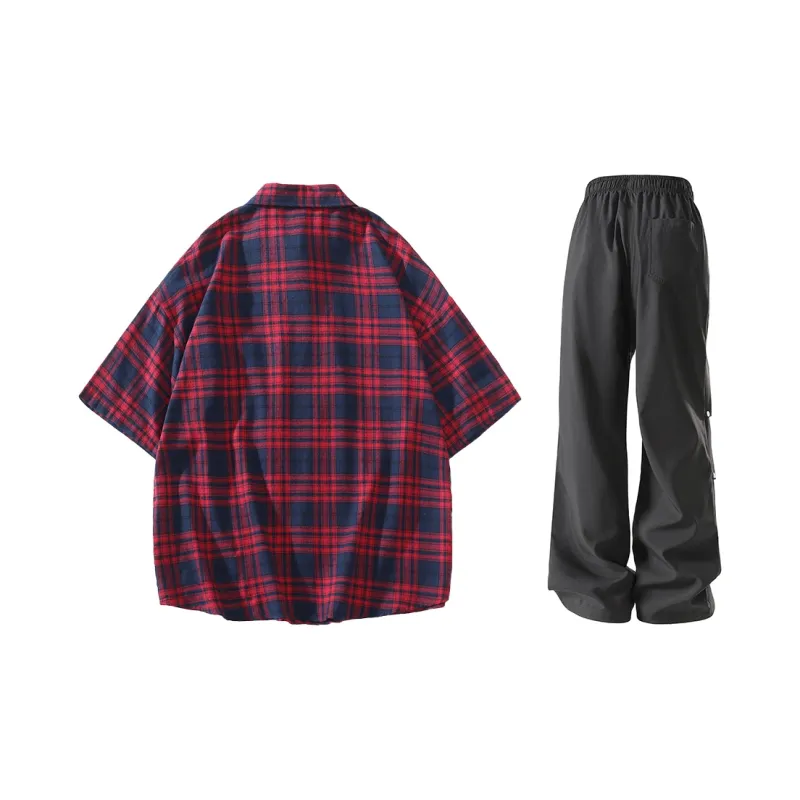 LIVINGTOWN Shirt Matching Set Unisex-3